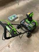 Green works 20 inch snow thrower