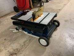 Ryobi 10 inch tablesaw on wheels