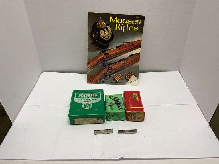 8x57 mauser lot - reloading dies and bullets - Brian Burke Auctions