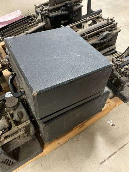 Antique Underwood Type Writers with Case