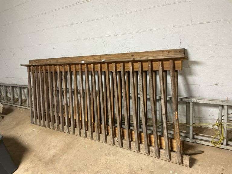 2- Wooden Railings 9ft