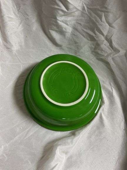 Fiesta Shamrock 3- Tea Cup and Saucer Plates, 2- Saucer Plates (color is slightly darker), 1- 18oz B