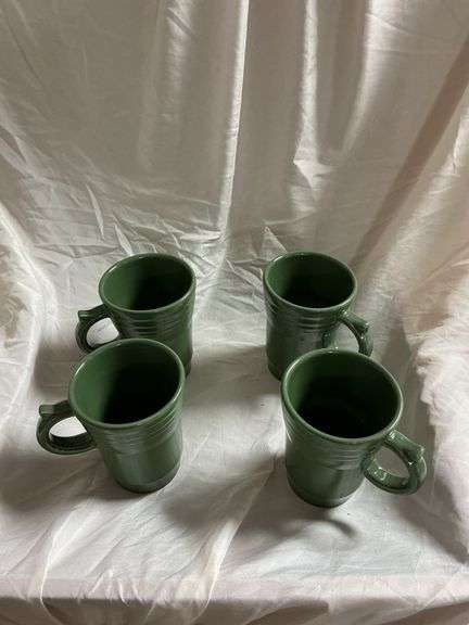 Fiesta Sage 4- 18oz Bistro Mugs