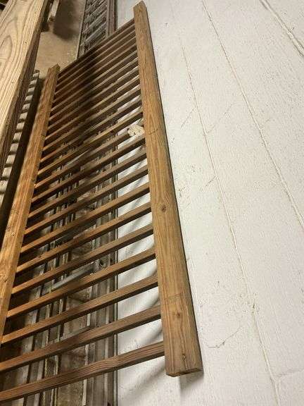 2- Wooden Railings 9ft