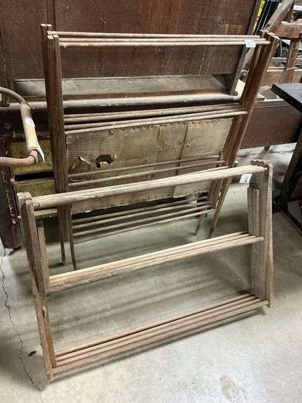 Antique Wooden Clothes Drying Racks