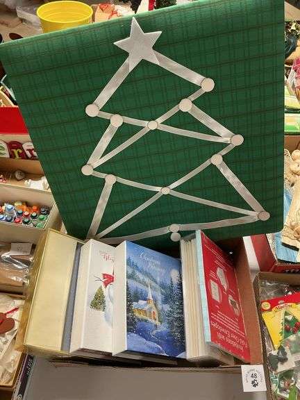Christmas Cards and Christmas Tree Board
