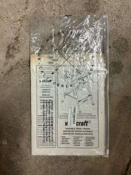 Wolfcraft Portable Work Center Model
