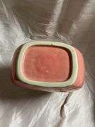 Vintage Rose Pink Disk Water Pitcher