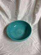 Vintage Fiesta Turquoise 1- Christmas 10" Light Bulb Plate, 1- 3 Ring Bowl 7.5", 2- 10" Plates