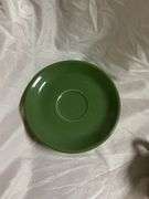 Fiesta Sage 4- Tea Cup and Saucer Sets and 2- Fruit/Dessert (Sauce) Bowls