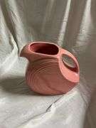 Vintage Rose Pink Disk Water Pitcher