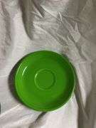 Fiesta Shamrock 3- Tea Cup and Saucer Plates, 2- Saucer Plates (color is slightly darker), 1- 18oz B