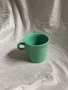 Fiesta Sea Mist 1- Ring Handle Mug, 1- Snack Plate with Tea Cup, 1- Oval Platter 13.5", 1- Sugar Dis