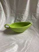 Vintage Fiesta Chartreuse Christmas Light Bulb Plate and 1 Rhythm by Homer Laughin Chartreuse Gravy 