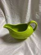 Vintage Fiesta Chartreuse 1- Tea Cup and Saucer Set, 1- Sauce Boat, 1- Mug, 1- Oval Platter 10"