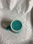 Vintage Fiesta Turquoise 3- 18oz Bistro Latte Mugs