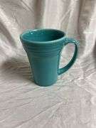 Vintage Fiesta Turquoise 3- 18oz Bistro Latte Mugs
