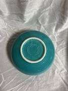 Vintage Fiesta Turquoise 1- Christmas 10" Light Bulb Plate, 1- 3 Ring Bowl 7.5", 2- 10" Plates