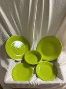 Fiesta Chartreuse or Lemongrass 2- 10.5" Plates, 2- Bread Butter Plates 7" 1- Cereal Bowl Medium 7"