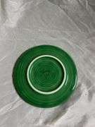 Fiesta Green 1- 13" Oval Platter, 1- Dancing Lady Trivet