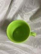 Fiesta Chartreuse 2- Ring Mugs, 1- Sugar Bowl and Creamer Set