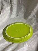 Vintage Fiesta Chartreuse 1- Tea Cup and Saucer Set, 1- Sauce Boat, 1- Mug, 1- Oval Platter 10"