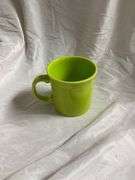 Vintage Fiesta Chartreuse 1- Tea Cup and Saucer Set, 1- Sauce Boat, 1- Mug, 1- Oval Platter 10"