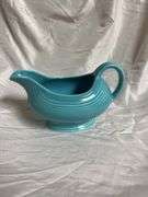 Vintage Fiesta Turquoise 2- Salt and Pepper Shaker Sets, 1- Sauce Boat