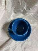 Fiesta Lapis 1- Oval Bread Tray, 2- Tea Cups & Saucers, 1- 18oz Bistro Latte Mug