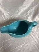 Vintage Fiesta Turquoise 2- Salt and Pepper Shaker Sets, 1- Sauce Boat
