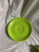 Fiesta Lemongrass 3- Tea Cups and Saucers, 2- Bread Butte Plates 7"