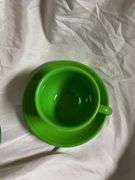 Fiesta Shamrock 3- Tea Cup and Saucer Plates, 2- Saucer Plates (color is slightly darker), 1- 18oz B