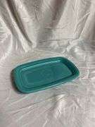 Vintage Fiesta Turquoise 1- Extra Large Butter Dish (No Cover), 1- Oval Individual Casserole Dish, 1