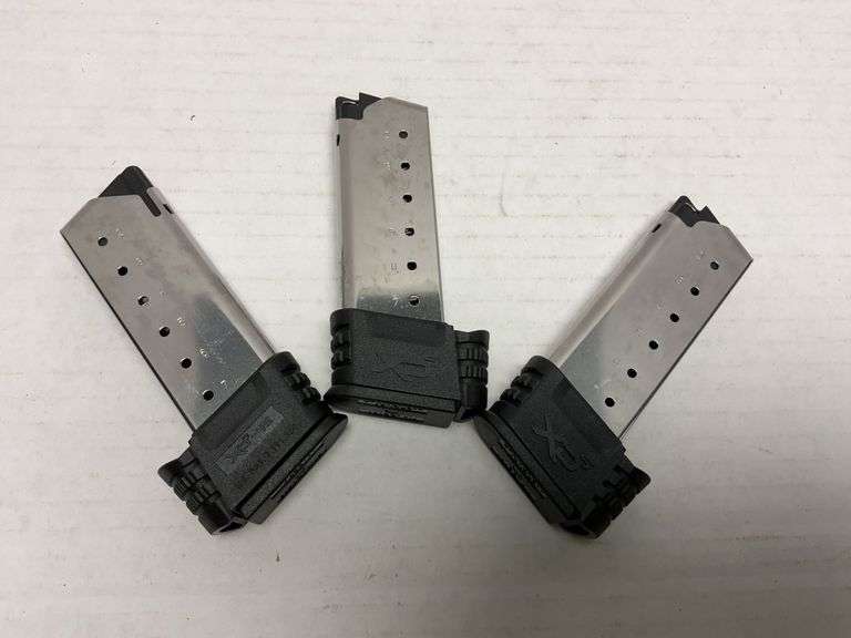 3 Springfield XDS 45 Auto magazines, 7rds