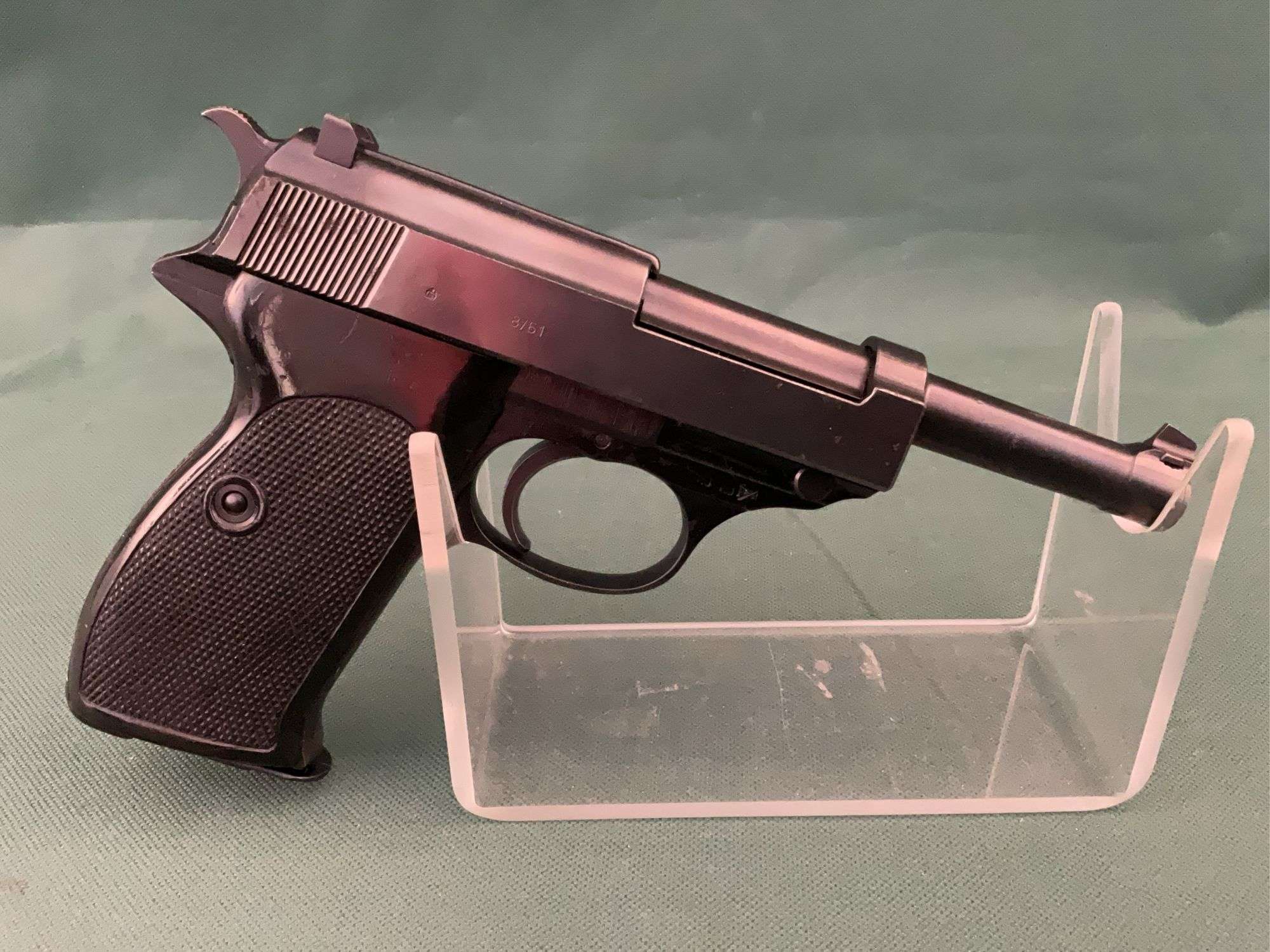 Carl Walther Waffenfabrik Ulm/Do P38 9mm pistol, sn 139098