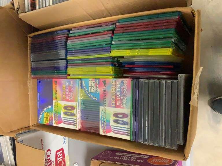 (3) Boxes of CD Jewel Cases