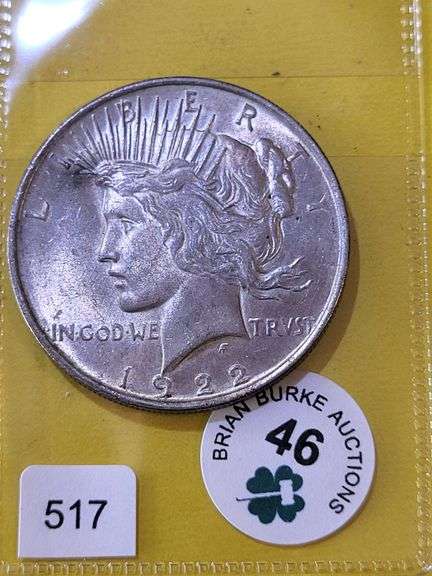 1922 Peace Dollar XF