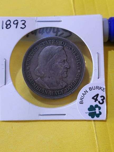 1893 Columbian Expo Half Dollar VF
