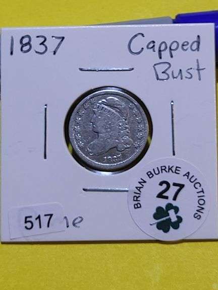 1837 Bust  Dime VG