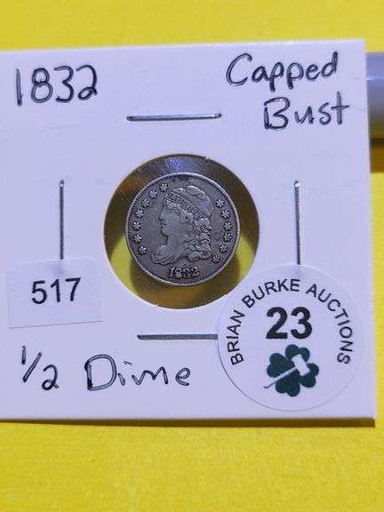 1832 Bust Half Dime VF