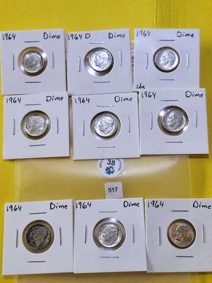 20 Pcs Silver  Roosevelt Dime 1973 D Clad Dime