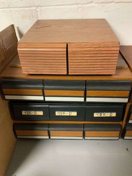 (4) Drawer Cabinets of Home Recorded cassette tapes