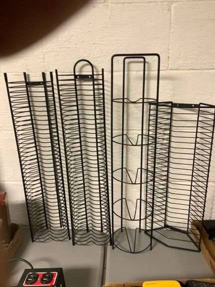 (4) Wall mount CD Rack
