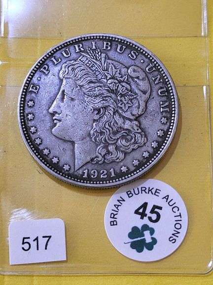 1921 Morgan Dollar F