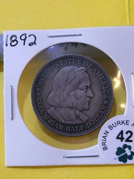 1892 Columbian Expo Half Dollar VF