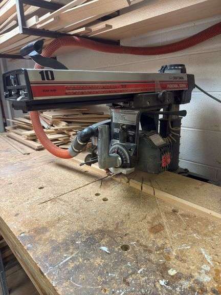 Sears Craftsman radial arm saw 10” with base