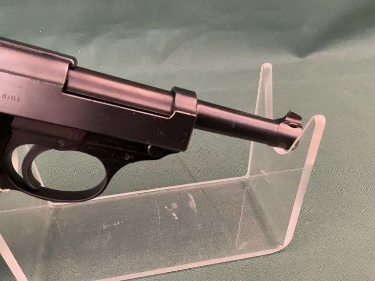 Carl Walther Waffenfabrik Ulm/Do P38 9mm pistol, sn 139098