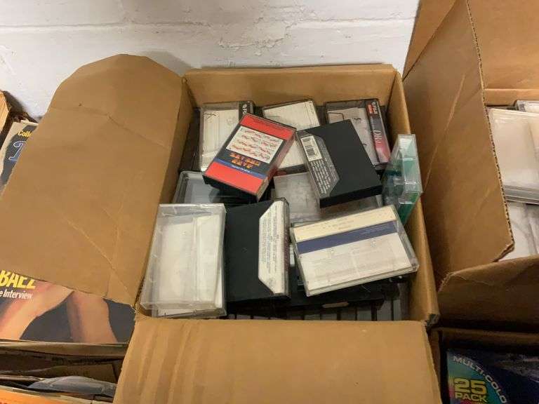 Empty Cassette Tape holders and Inserts