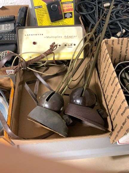 (2) Vintage Antenna & Lafayette Multiplex Adaptor