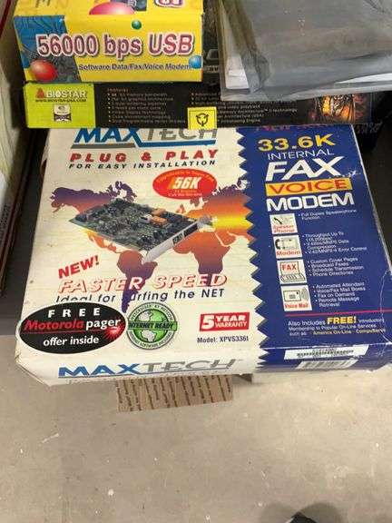 Lot of Miscellaneous Computer drives and modems used